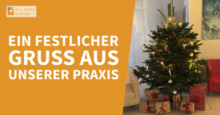 Weihnachtsstimmung in der Praxis